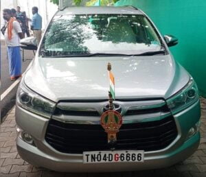 அமைச்சராக பொறுப்பேற்றபின் உதயநிதி ஸ்டாலினுக்கு அரசு சார்பில் வழங்கப்படவுள்ள வாகனம் தயார் நிலையில் இருக்கிறது.